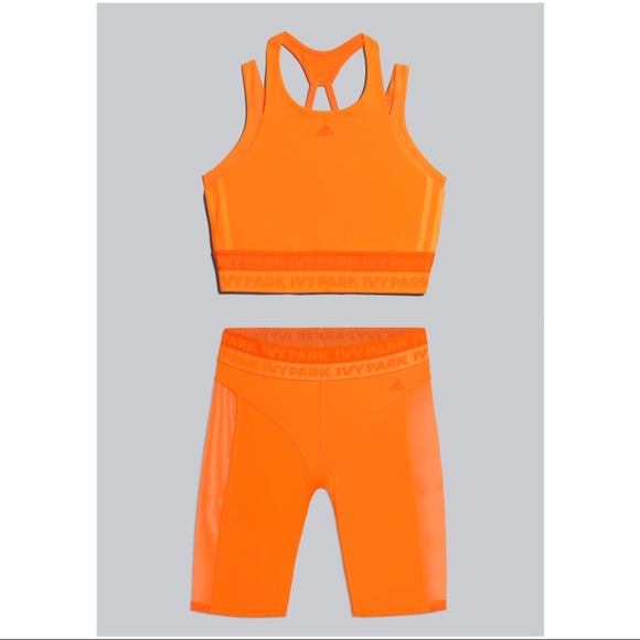 IVY PARK Other - Adidas x Ivy Park Halter Bra & Cycling Shorts SZ M